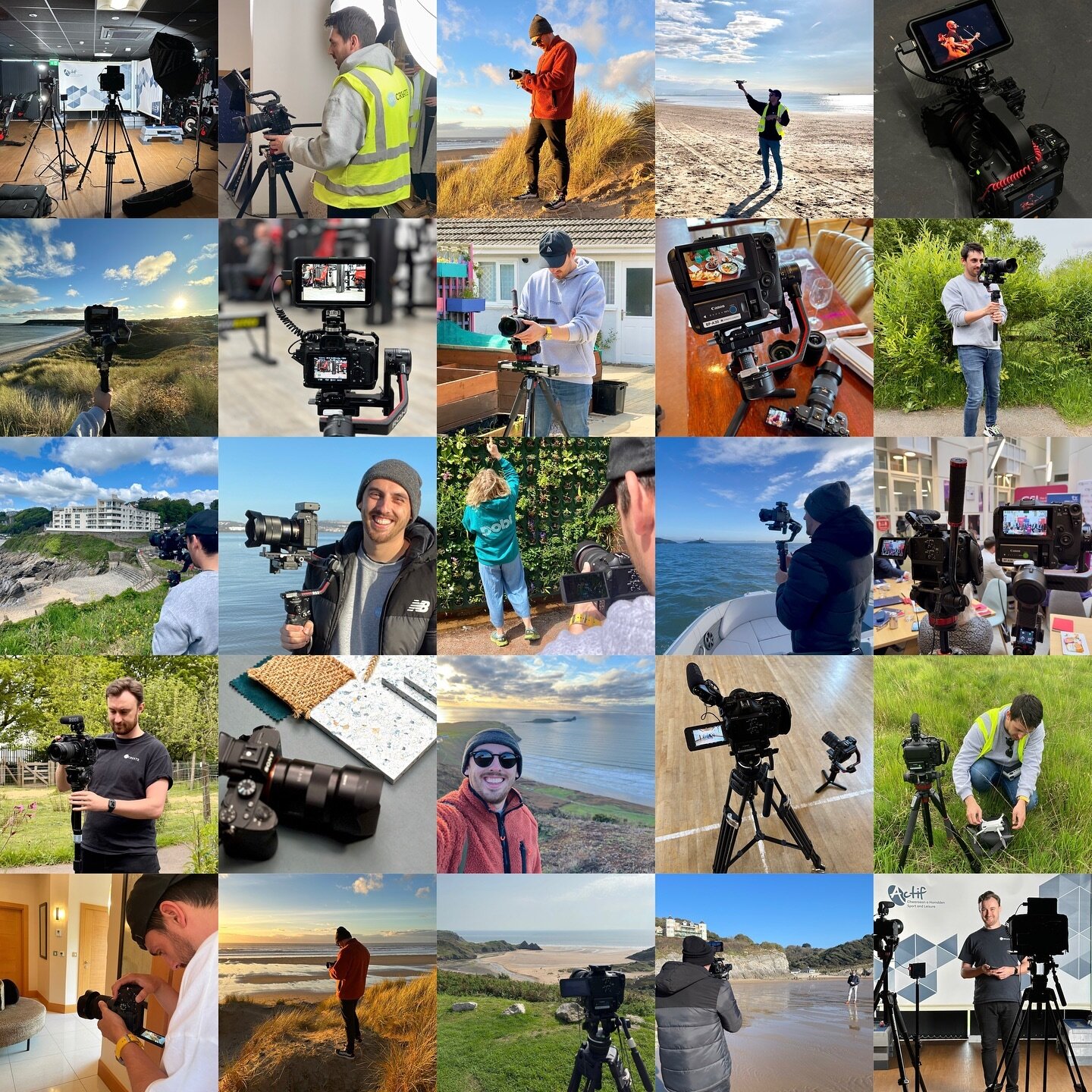 With 2023 coming to a close, it&rsquo;s been great to reflect back on all the amazing projects this year has brought. What better way to look back than with a handful of BTS shots! 

Thank you all, looking forward to 2024 📷🎥 #happynewyear 

#swanse