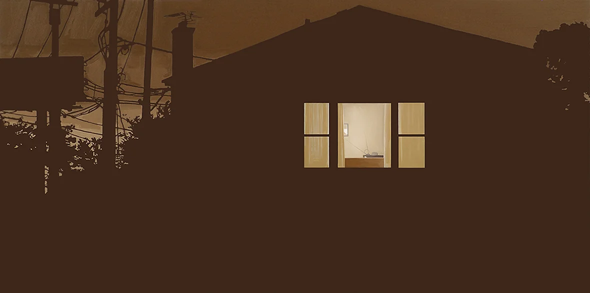 BILLBOARD / oil on panel / 20x40in / 2006