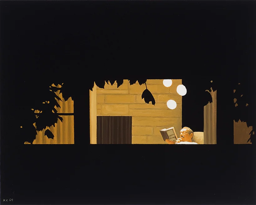EVENING RITUAL / oil on panel / 8x10in / 2009
