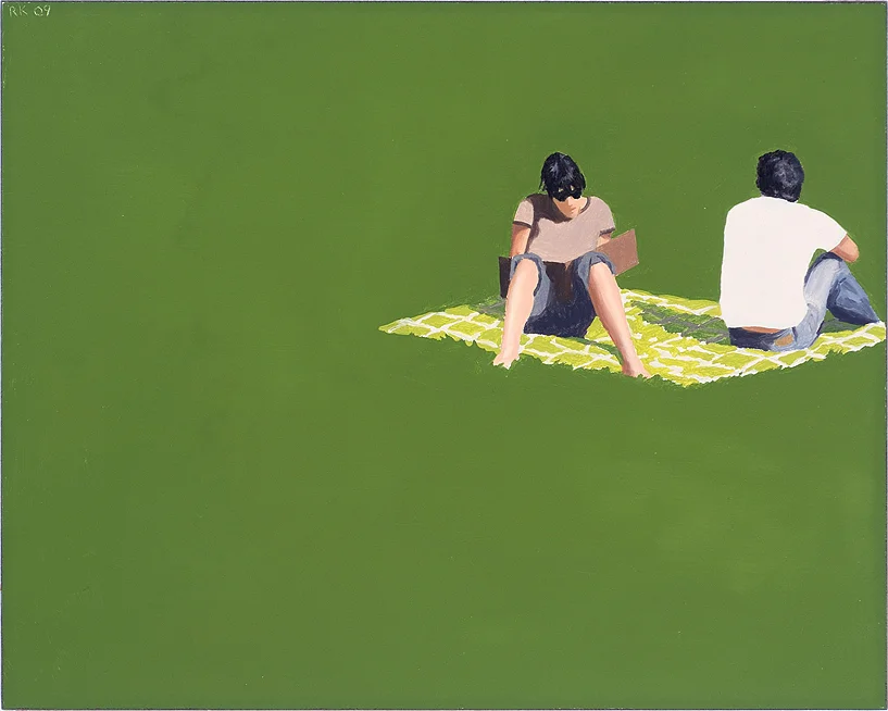 PICNIC BLANKET / oil on panel / 8x10in / 2009