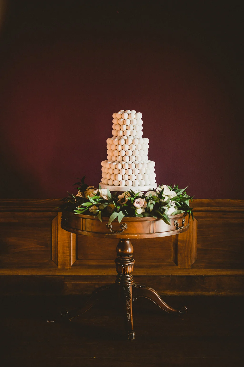 Paramour Estate Wedding, Ballroom Reception, Modern Croquembouche Wedding Cake, Paramour Mansion, Los Angeles Venue, Planning by Art & Soul Events, EP Love Photography
