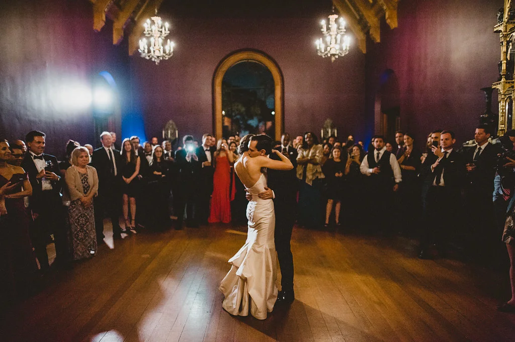 Paramour Estate Wedding, Ballroom Reception, Romantic Black Tie Wedding at Paramour Mansion, Los Angeles Venue, Planning by Art & Soul Events, EP Love Photography