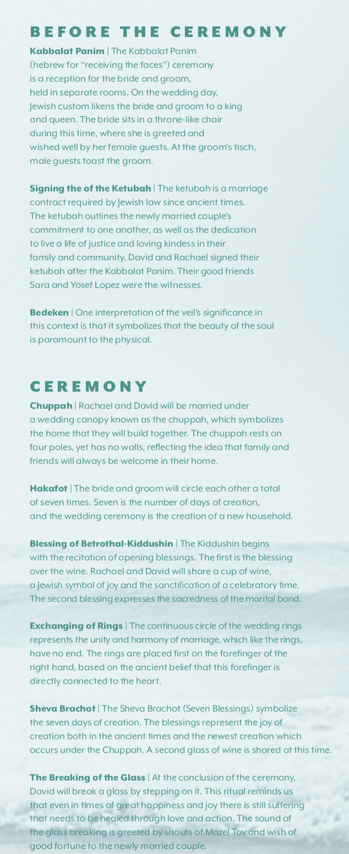 A Modern Jewish Wedding Ceremony Guide Rituals History