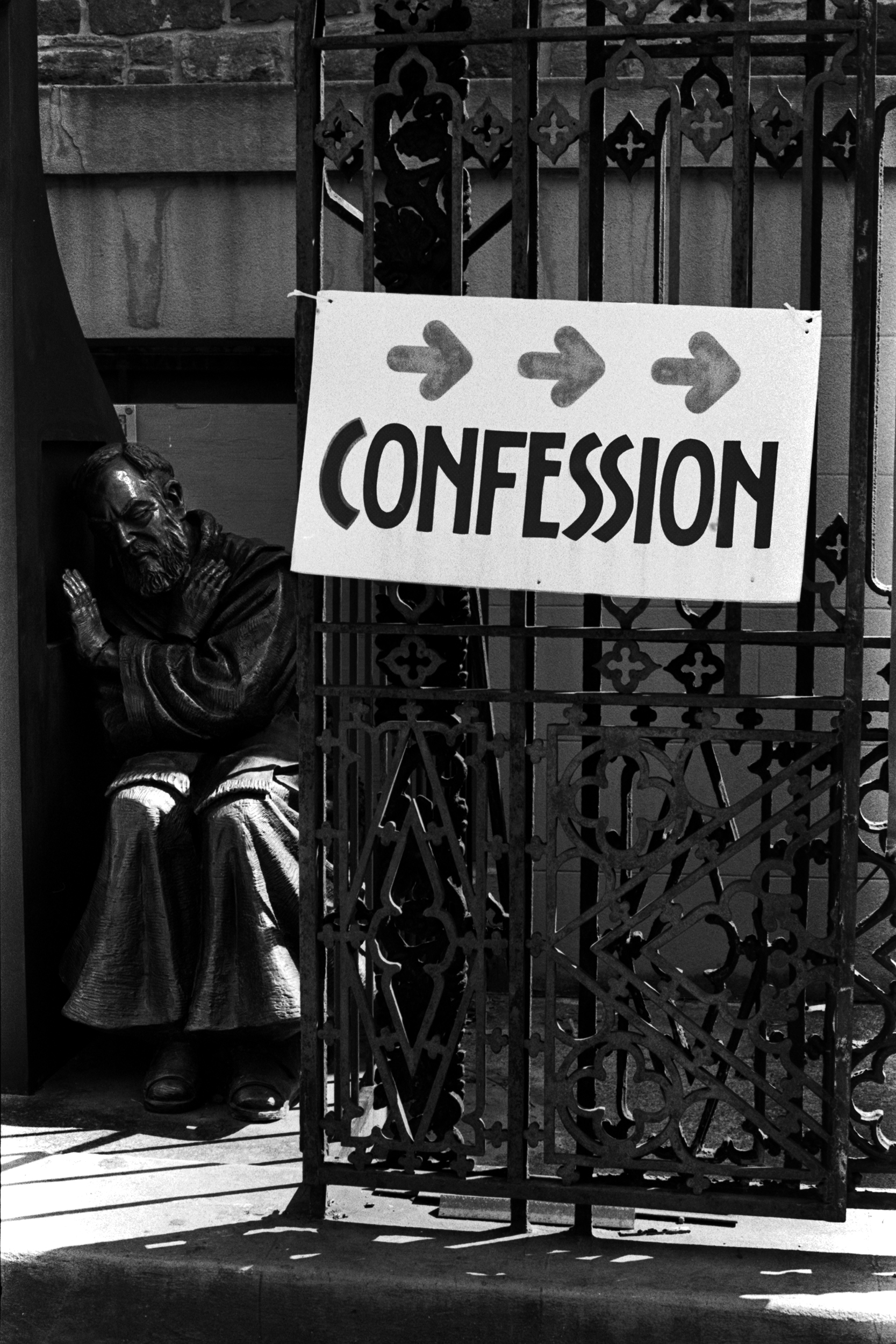 "Confession" The Basilica of St. Patrick's Old Cathedral, 263 Mulberry St, Little Italy, Manhattan | 2019