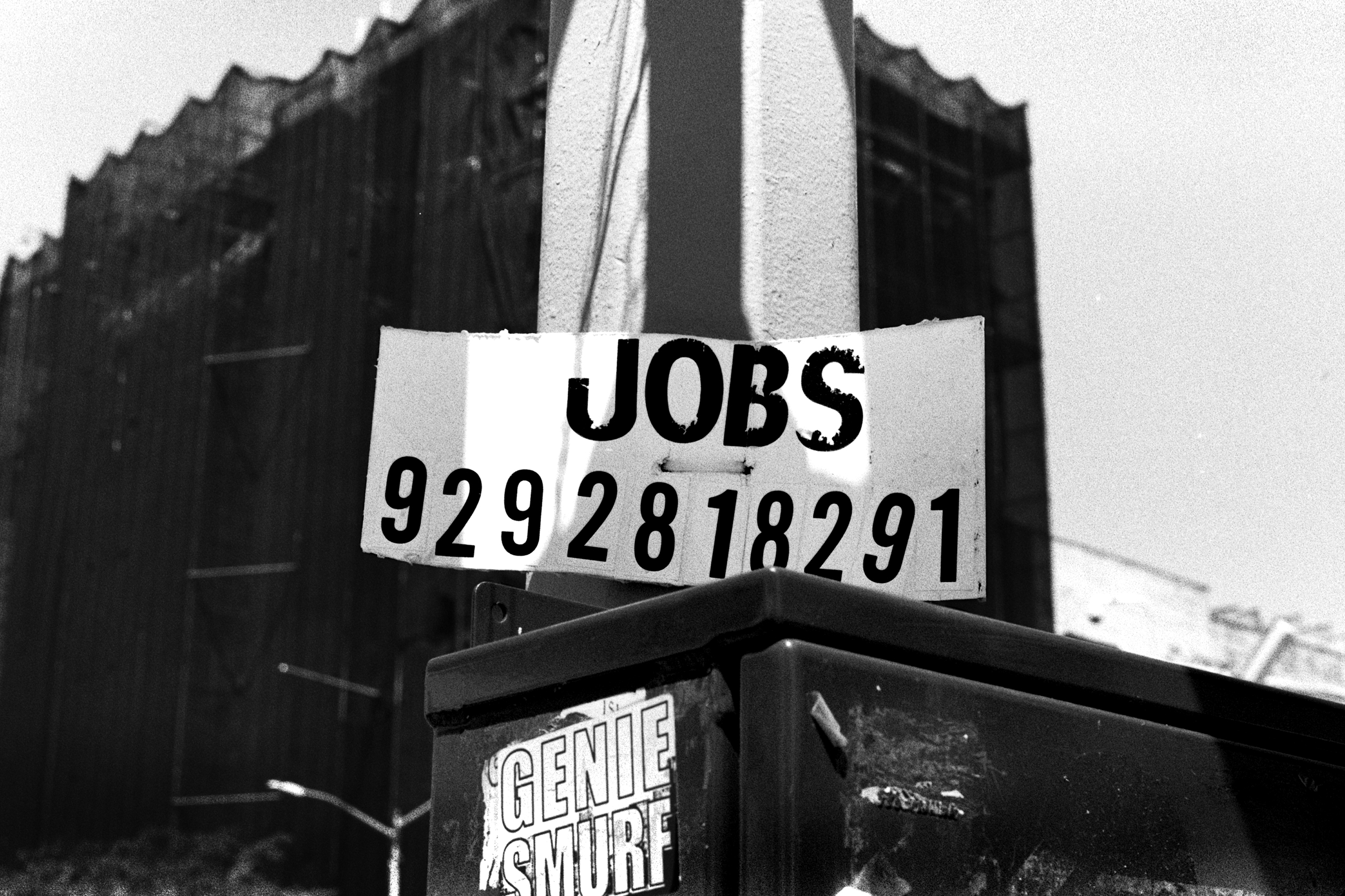 "Jobs 9292818291" Corner of Surf Ave and Stillwell Ave, Coney Island, Brooklyn | 2019
