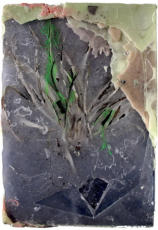 The Radicant, 2011, Wax and mixed media, 18 x 12 x 4 inches