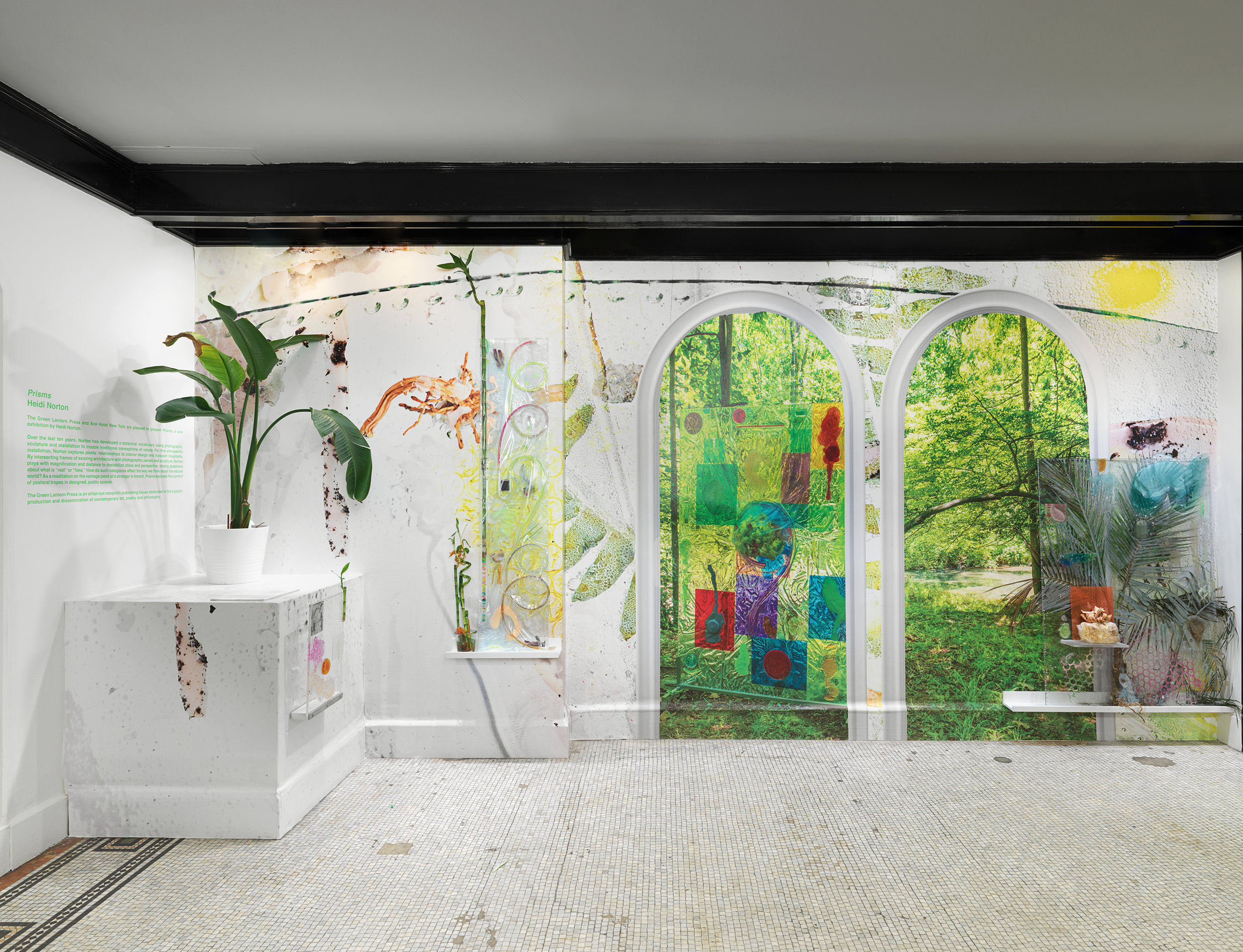 Prisms, site specific installation Ace Hotel, NY, 2019