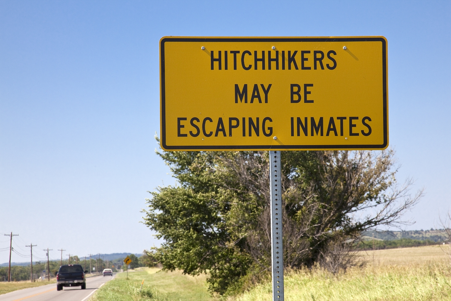 Hitchiker Sign