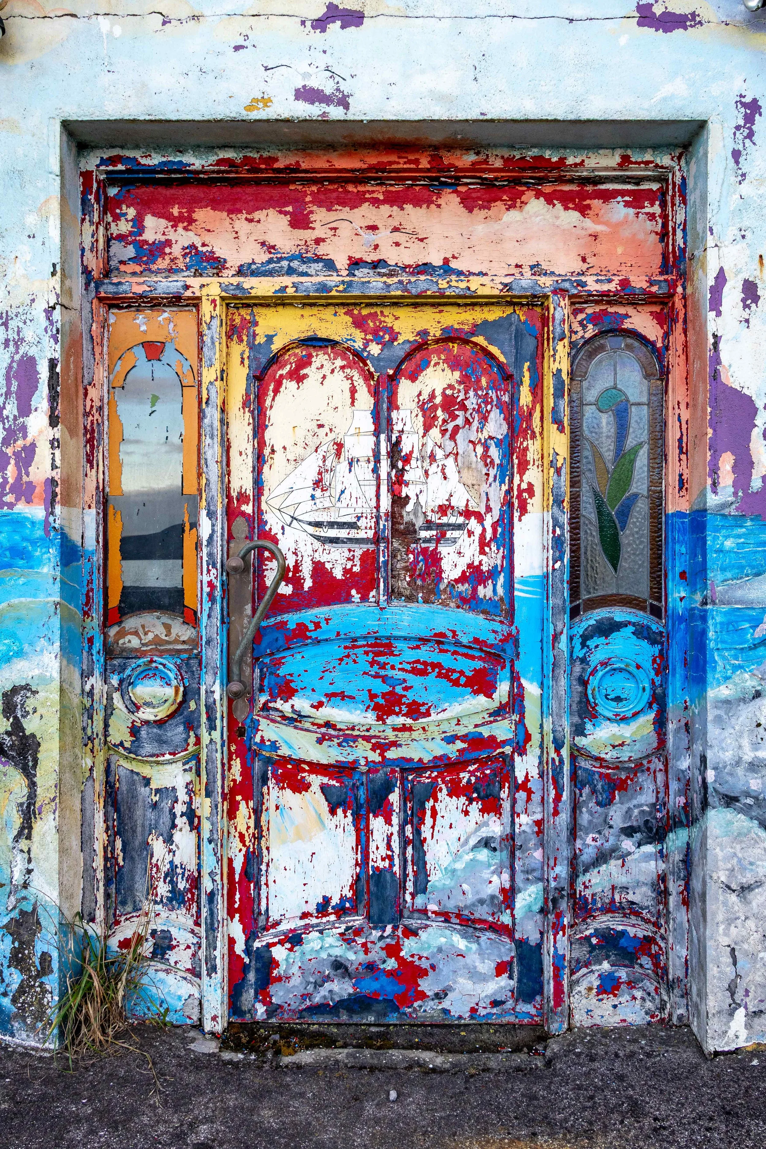 Abandoned Hotel Door