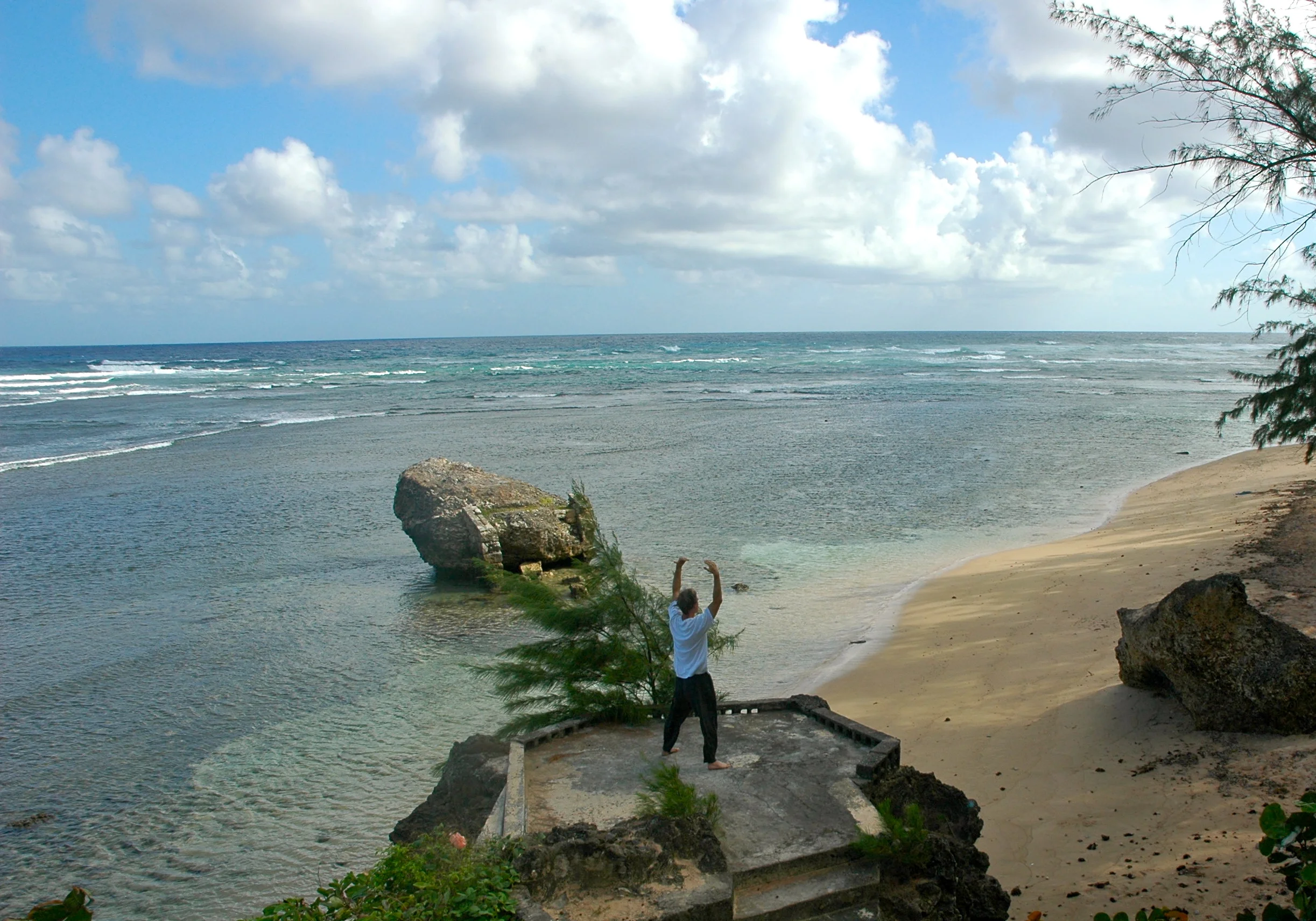 Imagine moonlit yoga on the beach in Barbados and loving every minute of it!