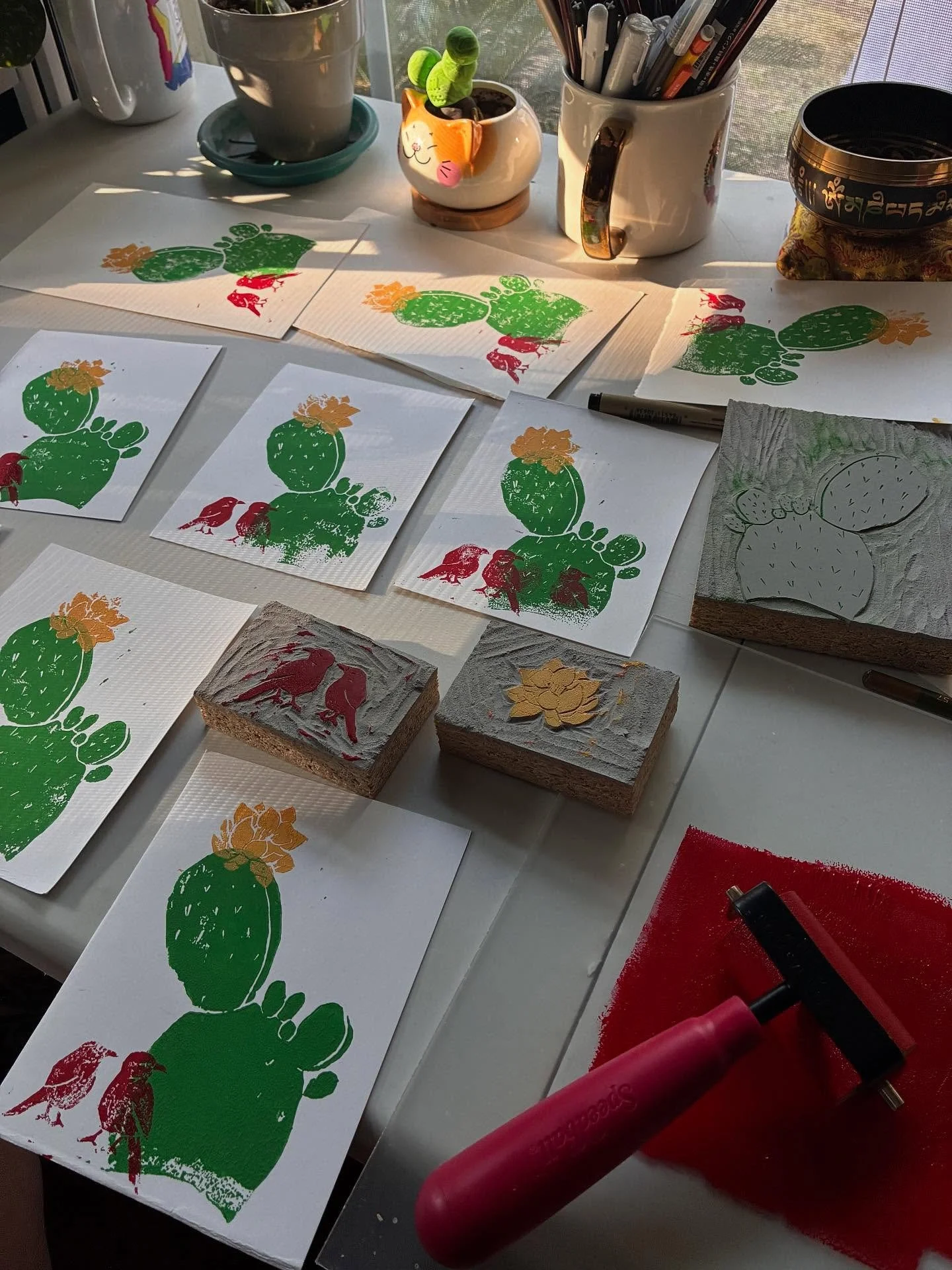 Finished! With birds!