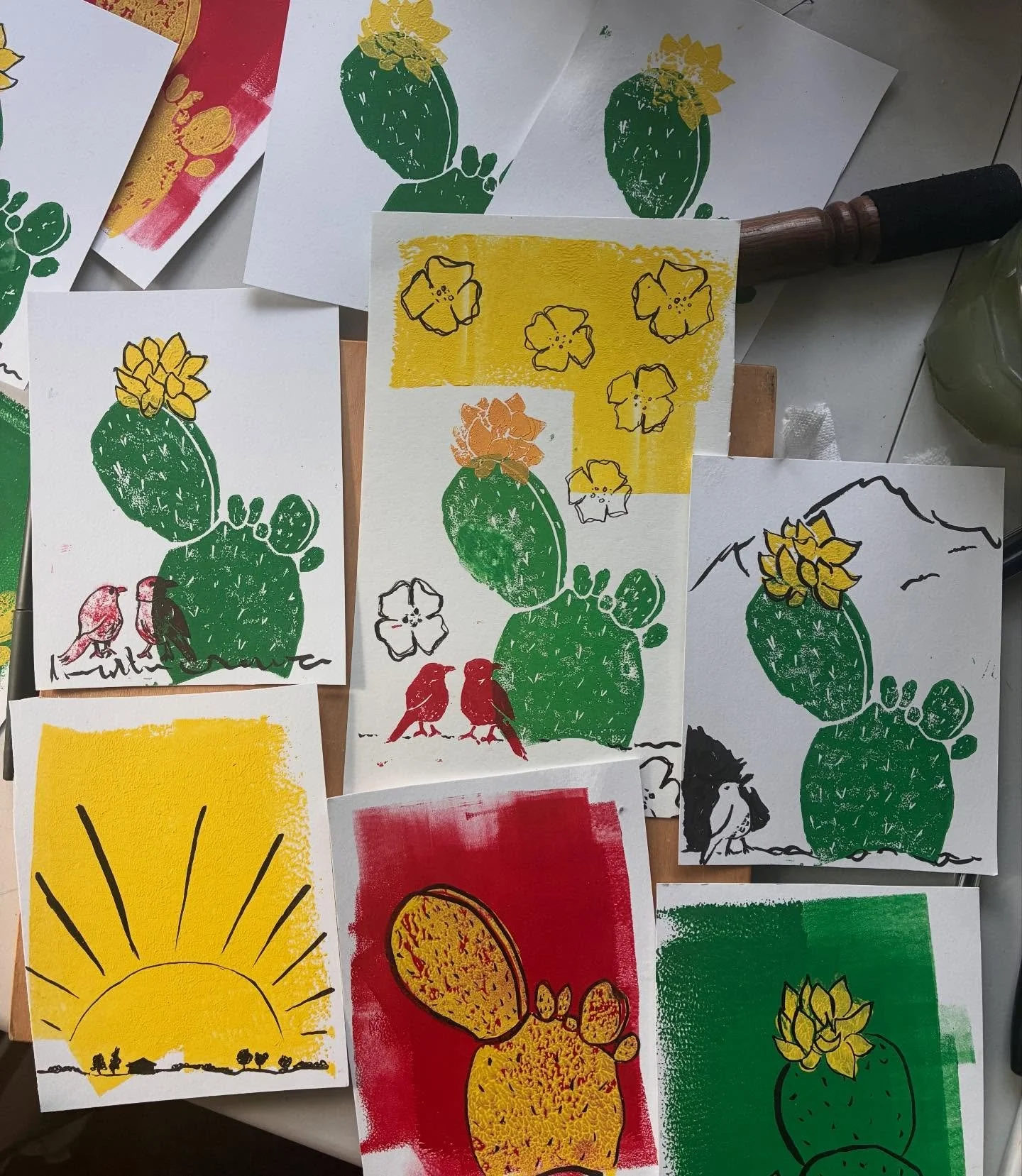 These have taken on a life of their own! Mixed media creations