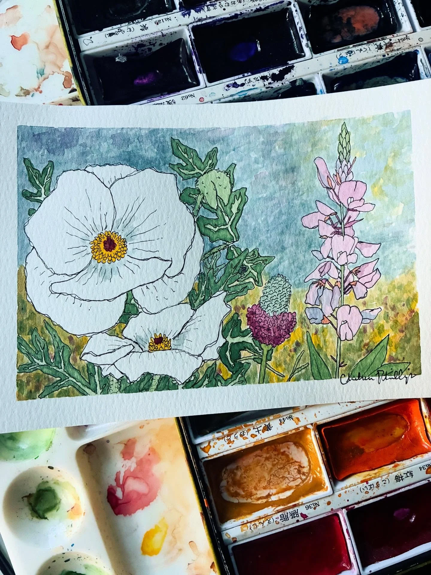 I&rsquo;ve got a lot going on this month, it&rsquo;s really lovely I have my art practice to ground me. And at the end of the month, after a series of obstacles, challenges and a very happy wedding, I will start setting up my own art studio among oth