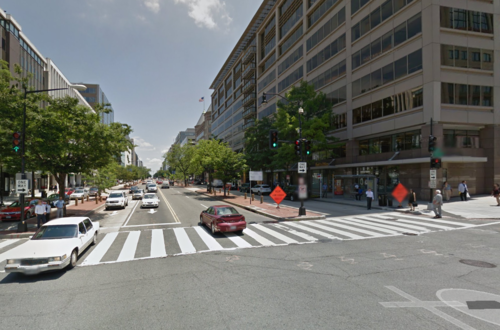 Example of block in Downtown DC