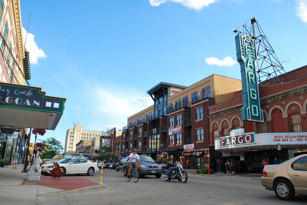 Revitalized Downtown Fargo today