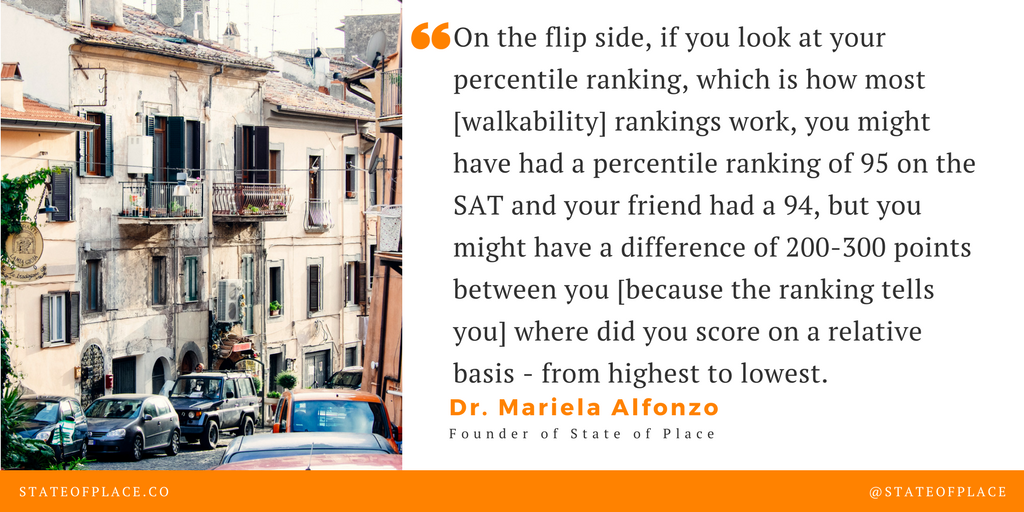 Regarding the State of Place Index, neighborhoods with scores ranging from 80 to 100 are very walkable, but only 5% of the neighborhoods in the Index are within this range. What are some steps neighborhoods can take (3).png