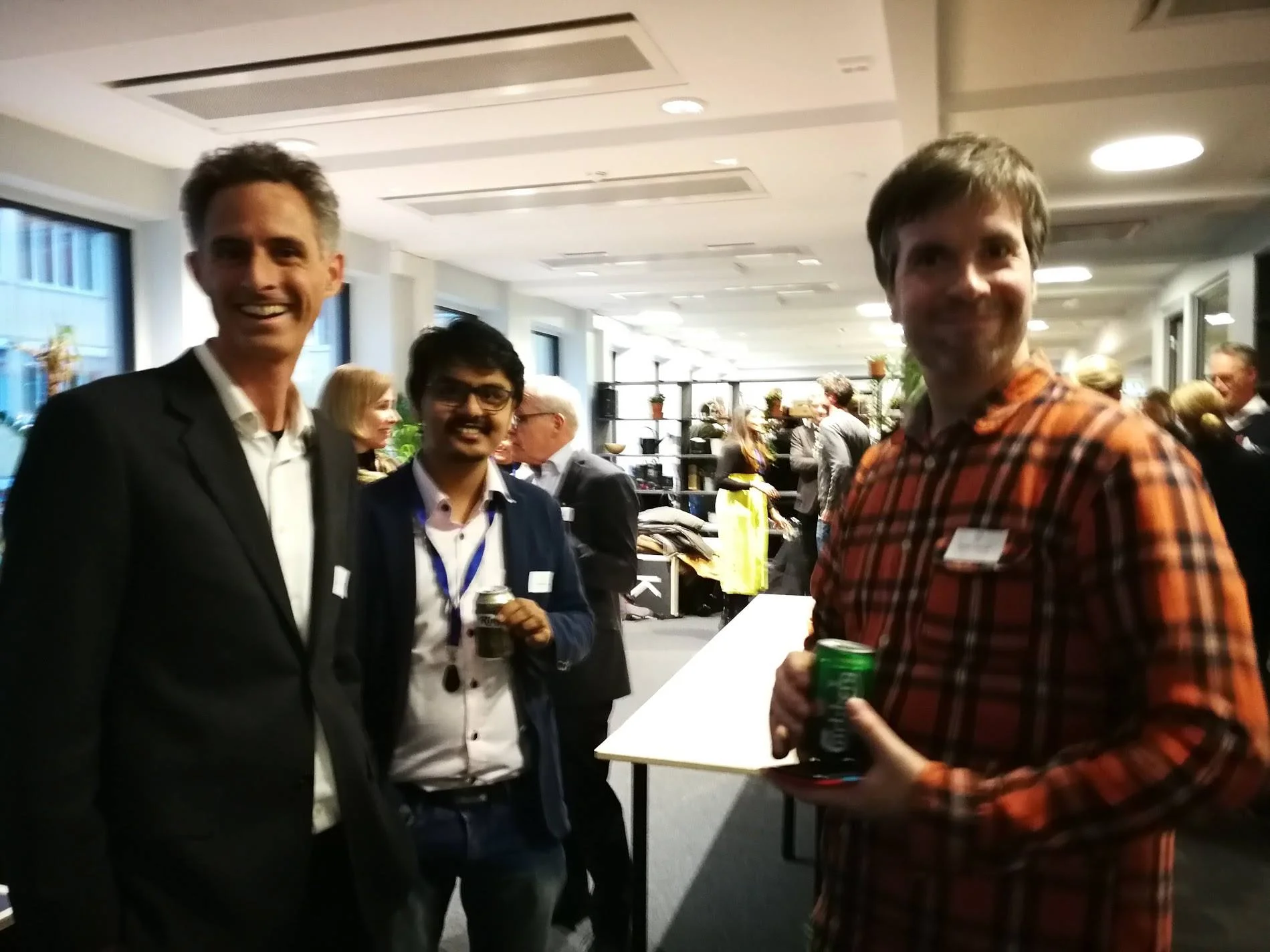 Andy having fun and networking in Norway! Image via Katapult Facebook .