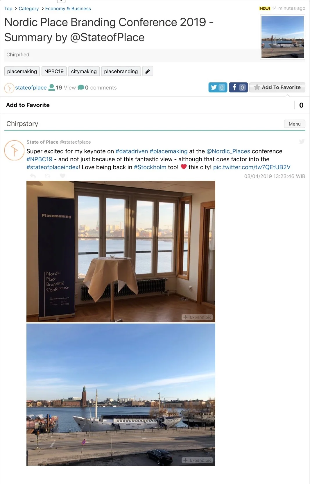 1Nordic Place Branding Conference 2019 - Summary by @StateofPlace - Chirpstory.jpeg