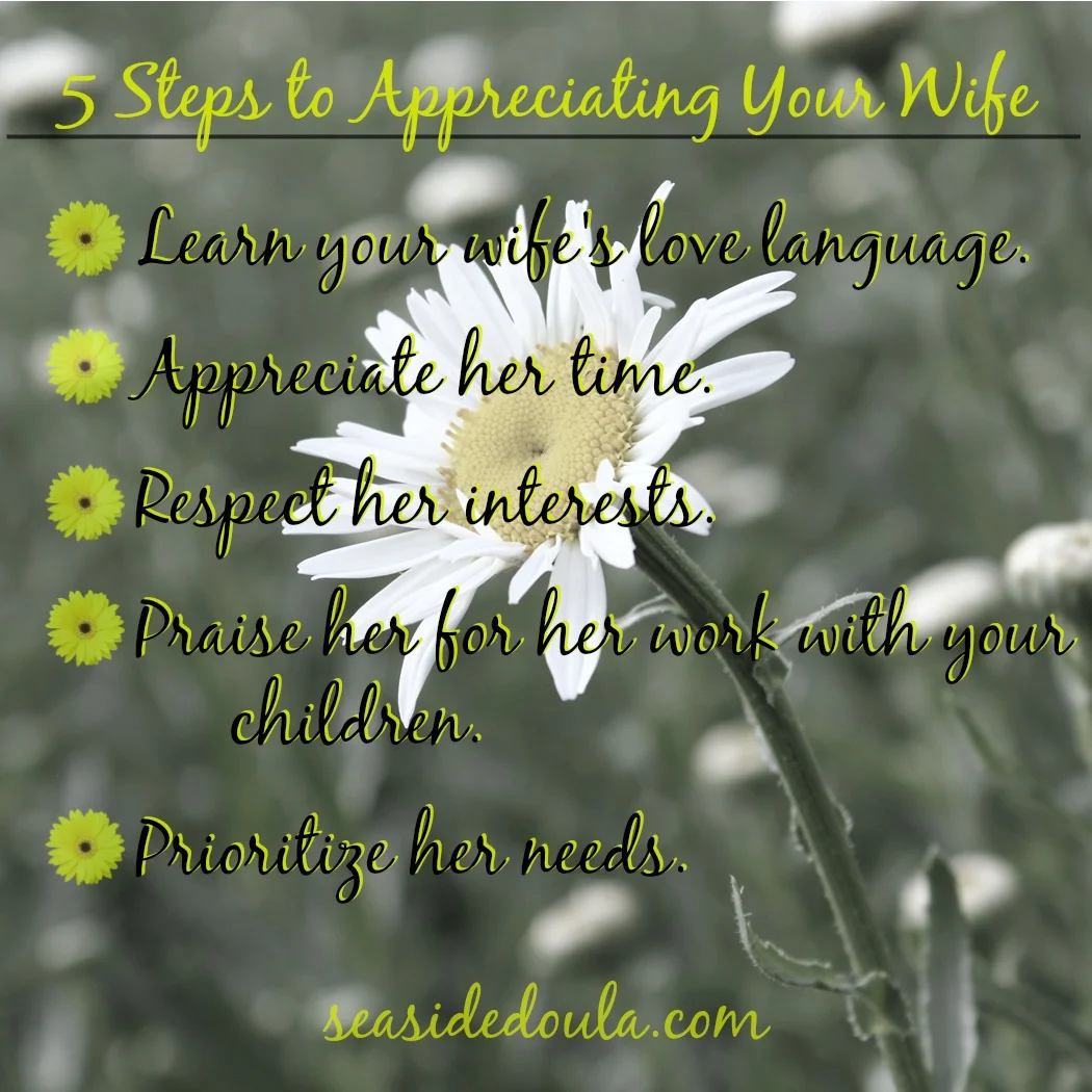 5 Steps to Appreciating Your Wife