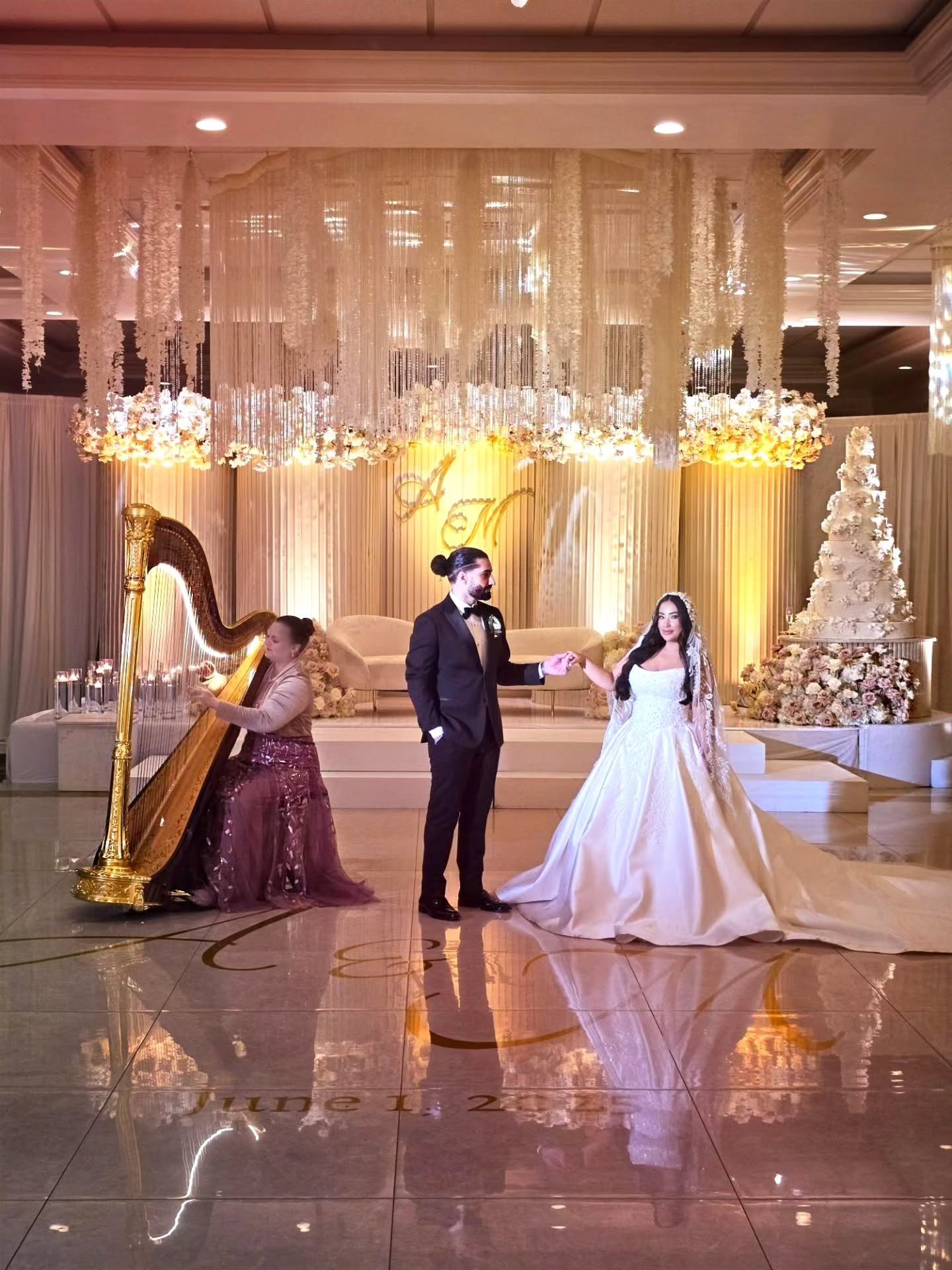 Www.TheMichiganHarpist.com
Www.youtube.com/@themichiganharpist

***
5/5 events this past week, bringing a close to my 10-performances-in-11-days streak!

This evening brought a lot of familiar faces on board to create this bridal couple's wedding rec