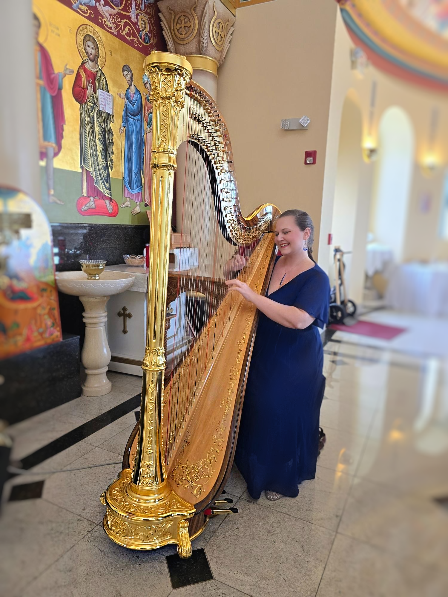 "Her music added such a special, elegant touch to the day."