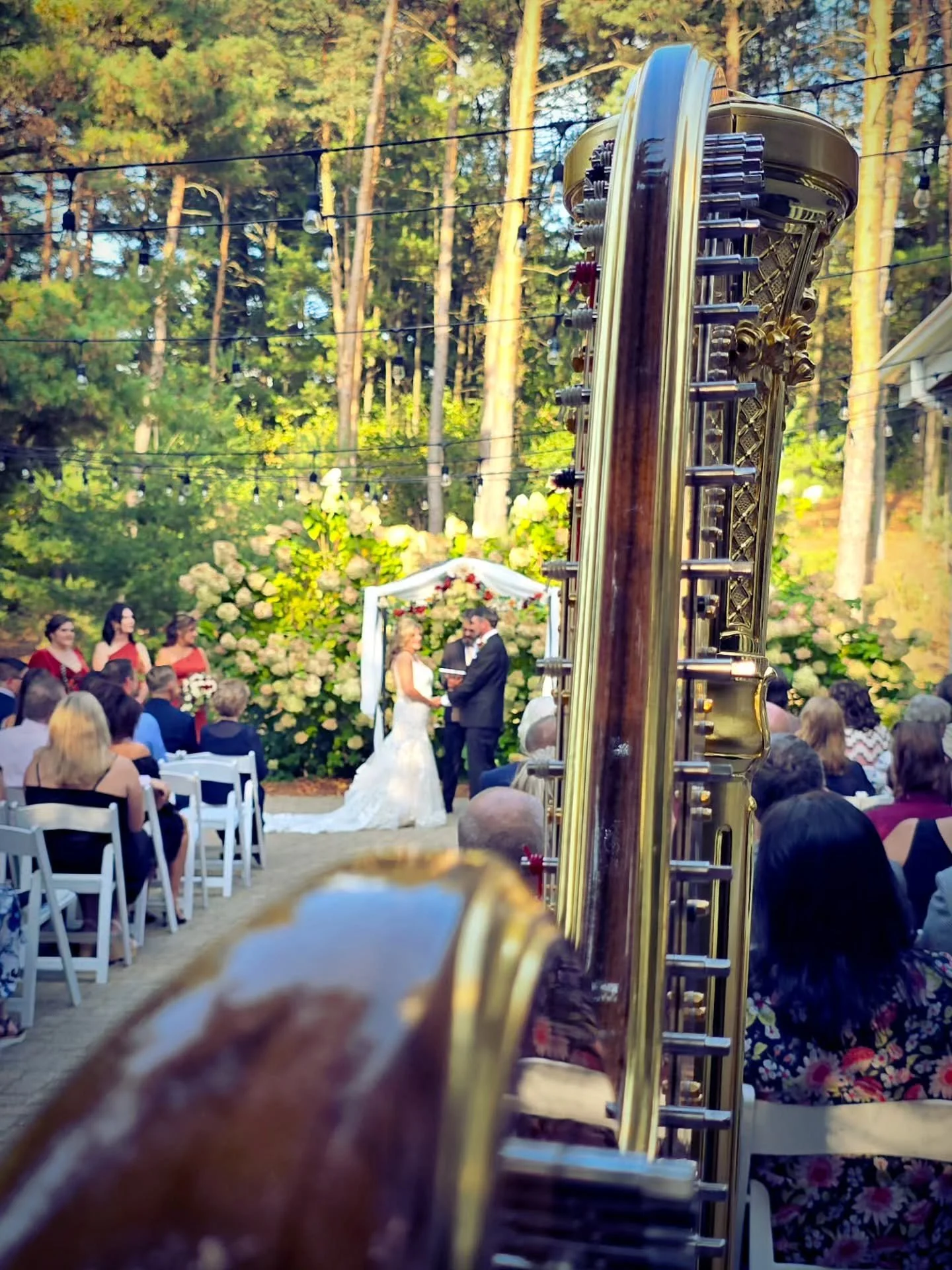 Www.TheMichiganHarpist.com
Www.youtube.com/@themichiganharpist

***
4/5 Weddings this week!
2/2 Weddings on Saturday!

This adorable couple were so excited to have me as their wedding harpist! They combed through my repertoire to find the perfect tou