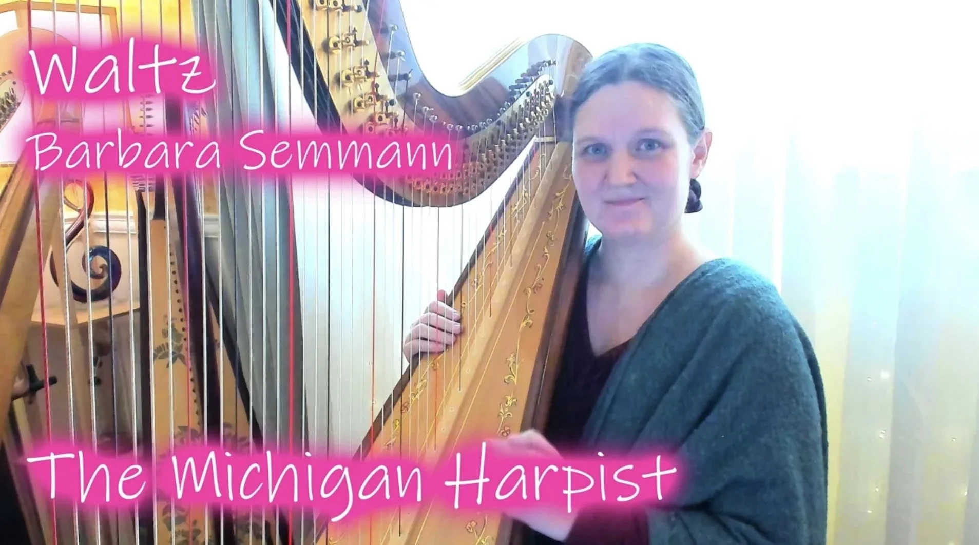 Waltz (Barbara Semmann) on Harp - The Michigan Harpist