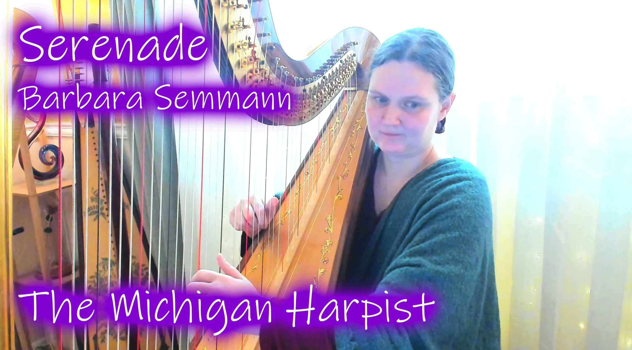 Serenade (Barbara Semmann) on Harp - The Michigan Harpist