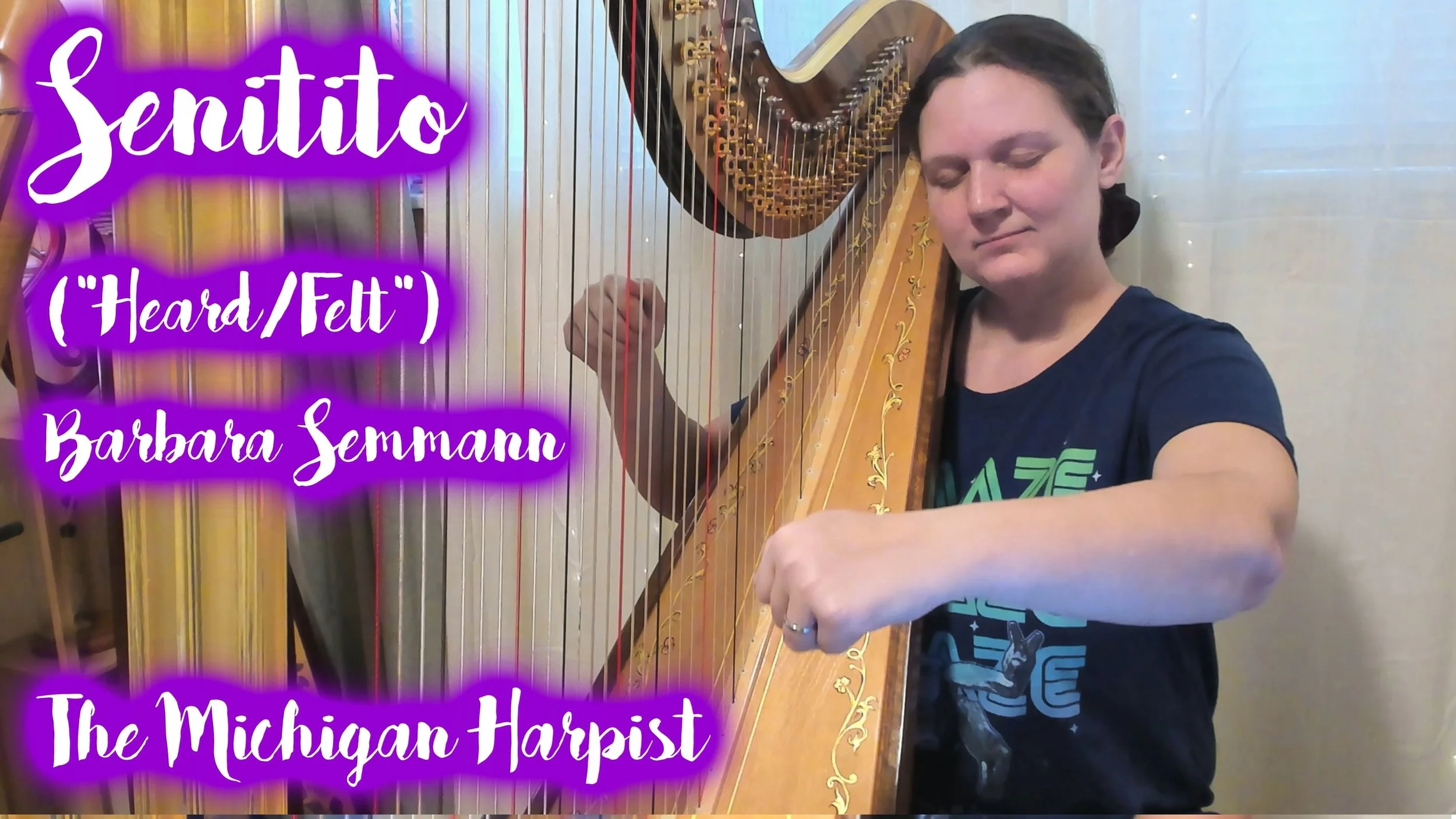 Sentito ("Heard / Felt") by Barbara Semmann on Harp - The Michigan Harpist