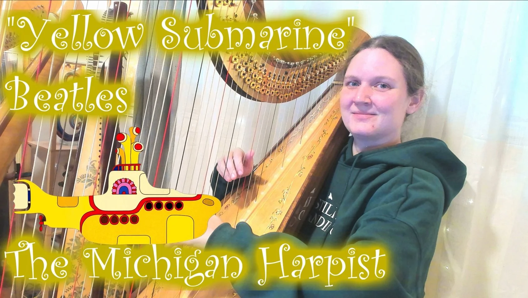 Yellow Submarine (Beatles) Harp Cover - The Michigan Harpist