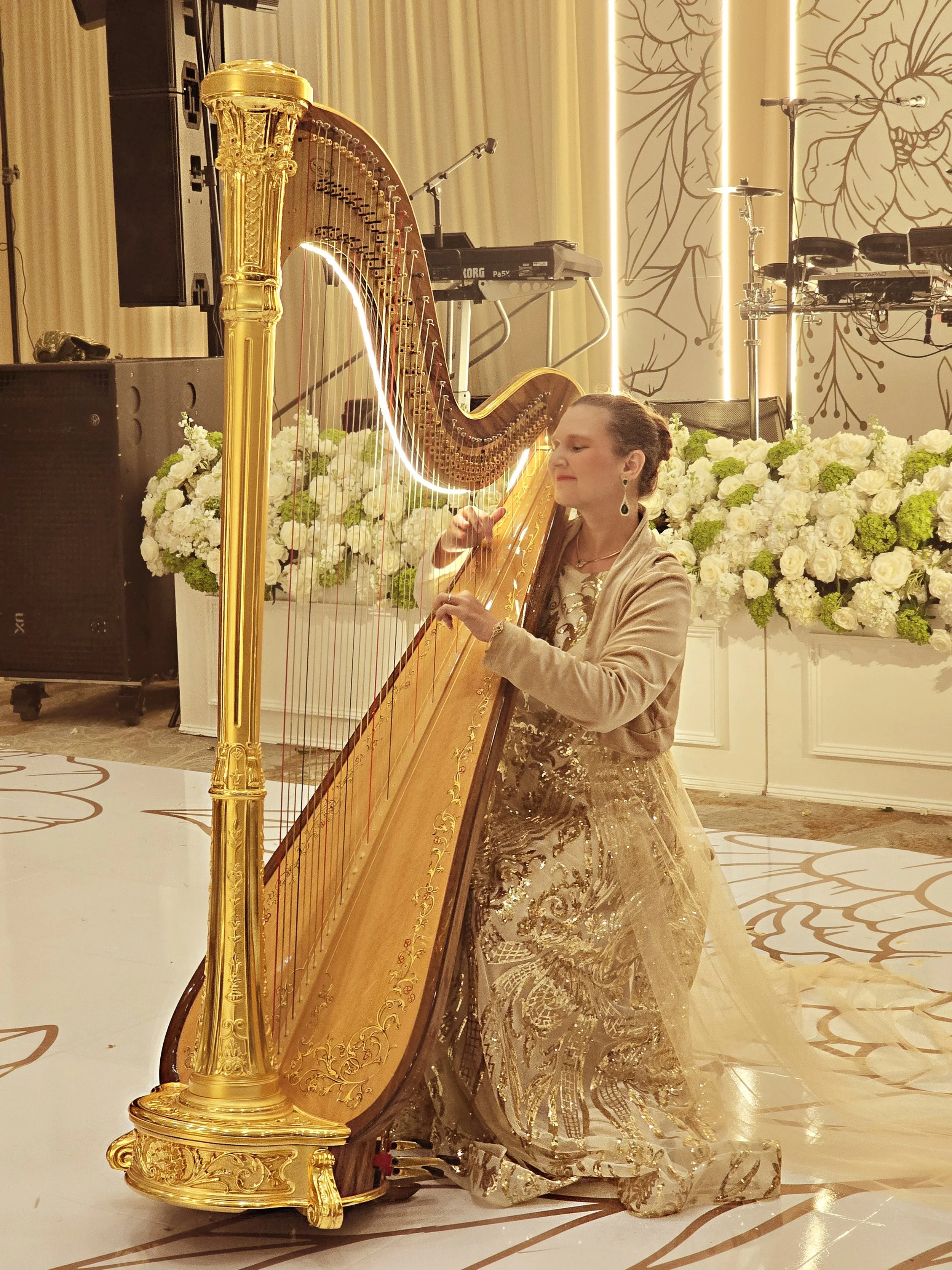 "From the moment she started playing, she created such an elegant and unforgettable atmosphere. "
