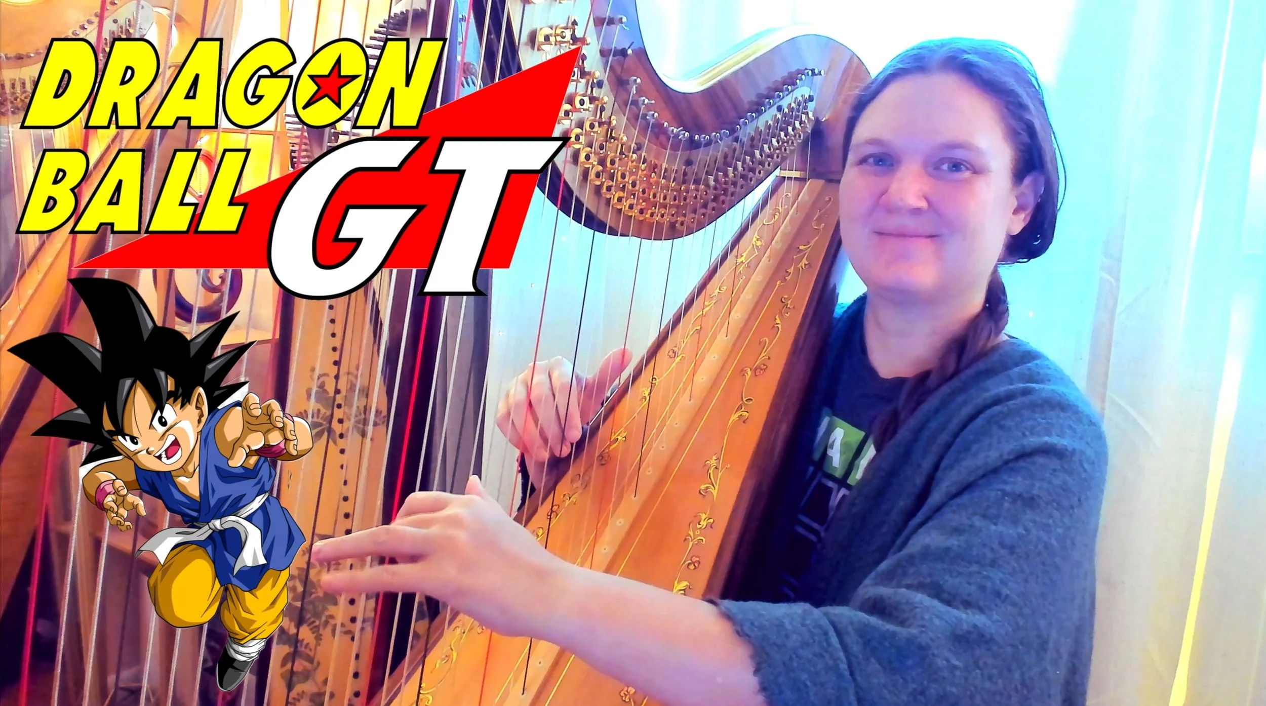 Dan Dan Kokoro Hikareteku (Dragonball Z GT) Harp Cover - The Michigan Harpist