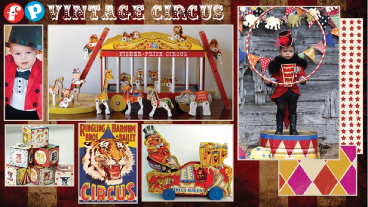 Vintage Circus Mood Board