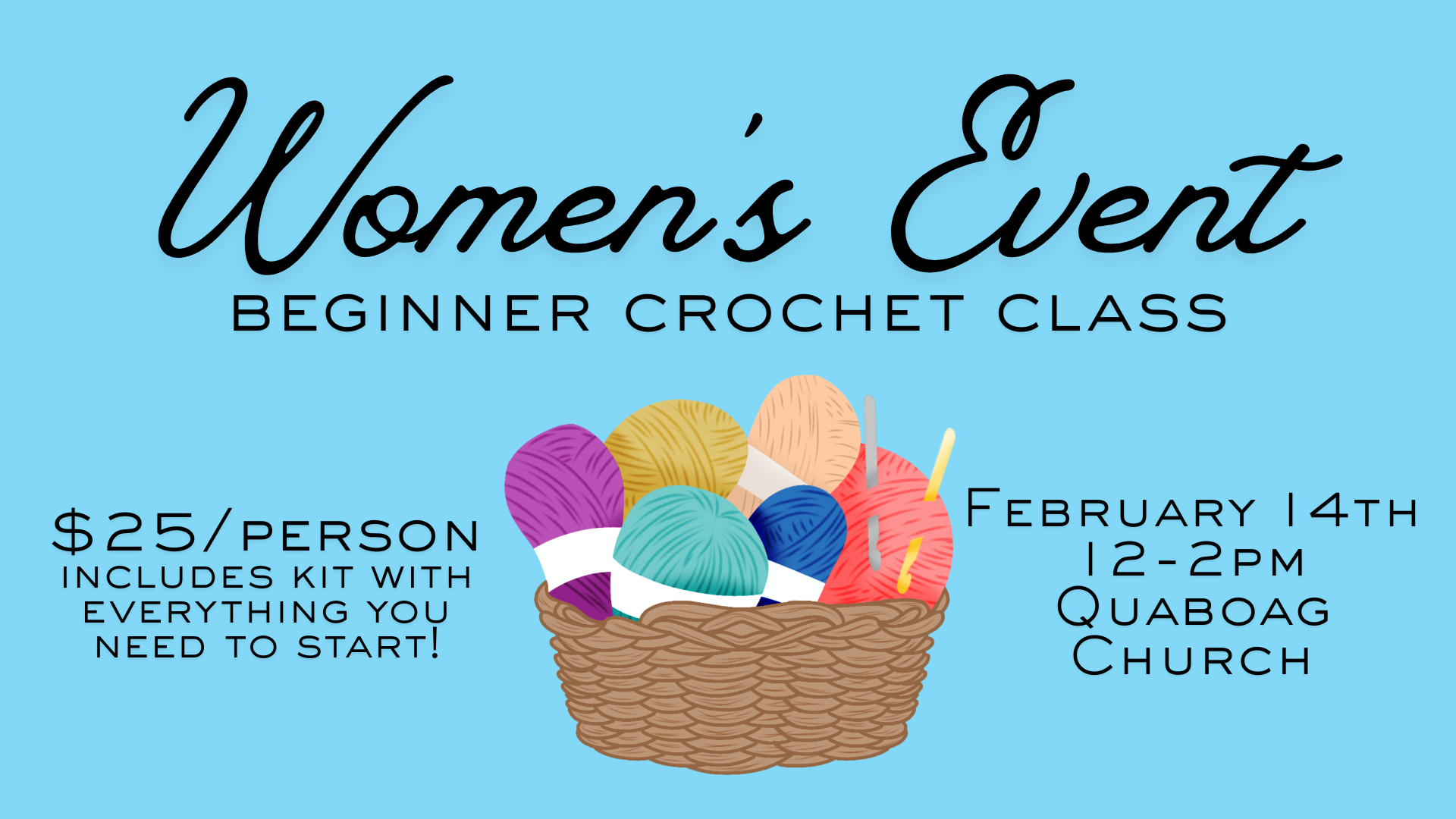 Women's Crochet Class