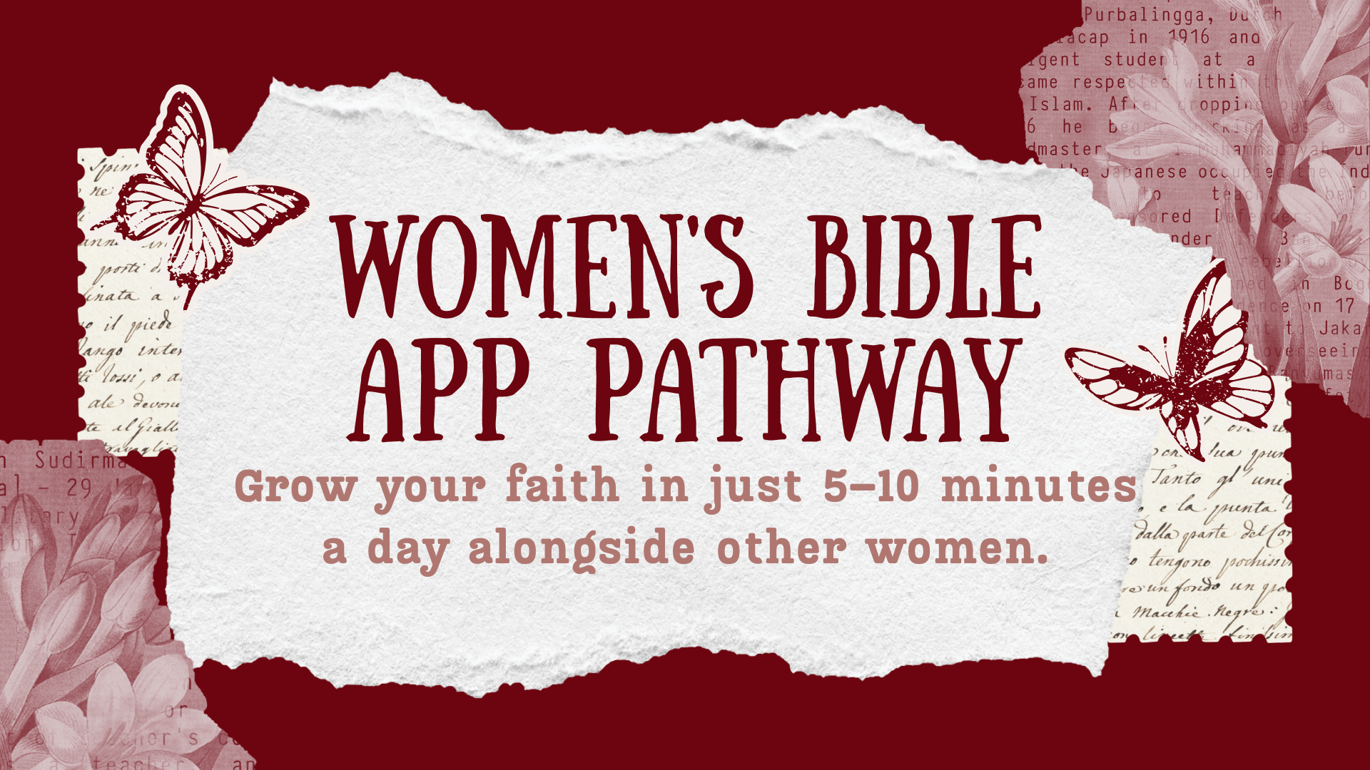 Women's Ministry - Grow Your Faith a Little Daily with Other Women