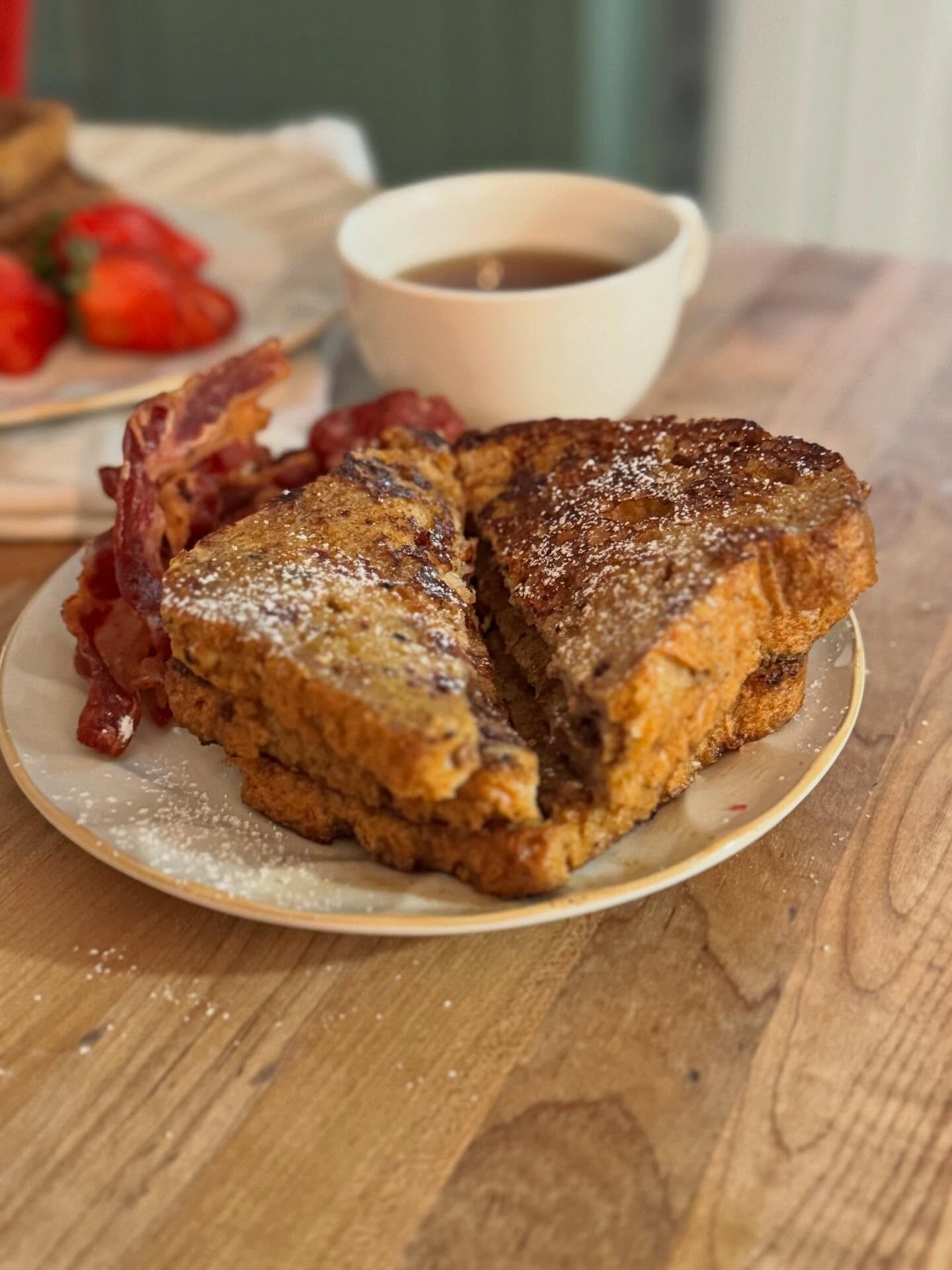 While preorders are full of the things we don&rsquo;t make all the time&hellip;

There&rsquo;s something really special about a slow Easter morning 🐣☀️ and a good loaf of bread

Cinnamon raisin or cranberry pecan &rarr; French toast that just feels 