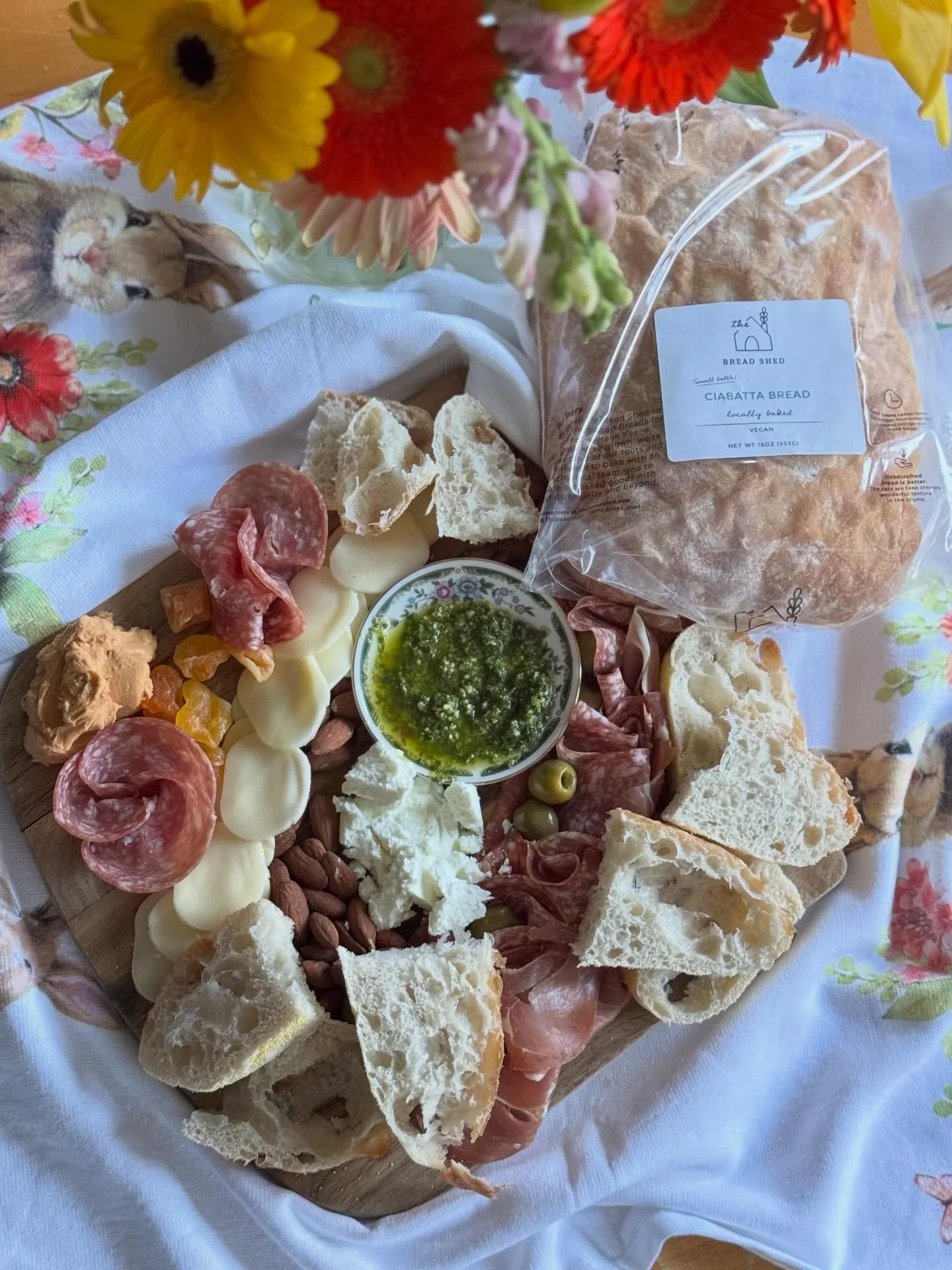 Pre-orders are READY 👏
Pickup today 4&ndash;8pm!

This charcuterie board = your Easter appetizer dreams 😍 fresh ciabatta + all the good stuff.

Thank you so much for all the pre-orders, we appreciate you 🤍
Storefront open for last-minute grabs (un