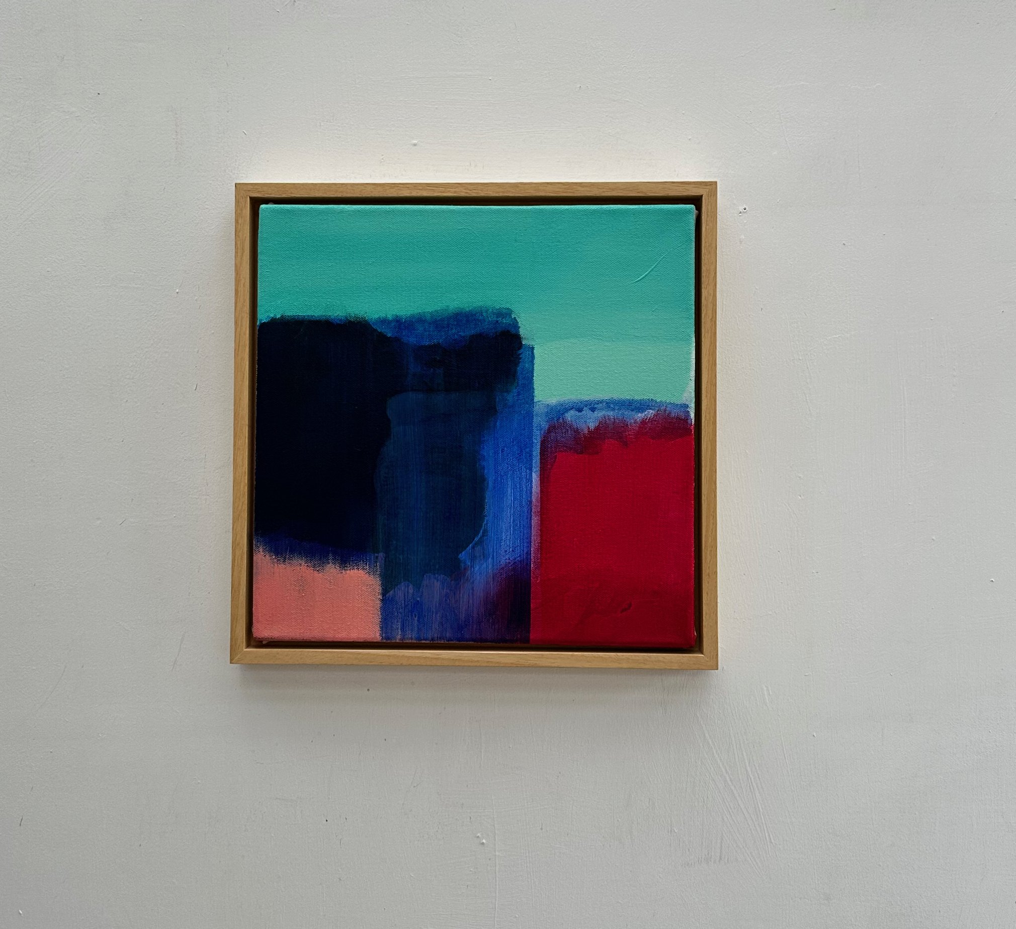 Collioure, Heat, acrylic on canvas, 30 x 30 cm, 2025
