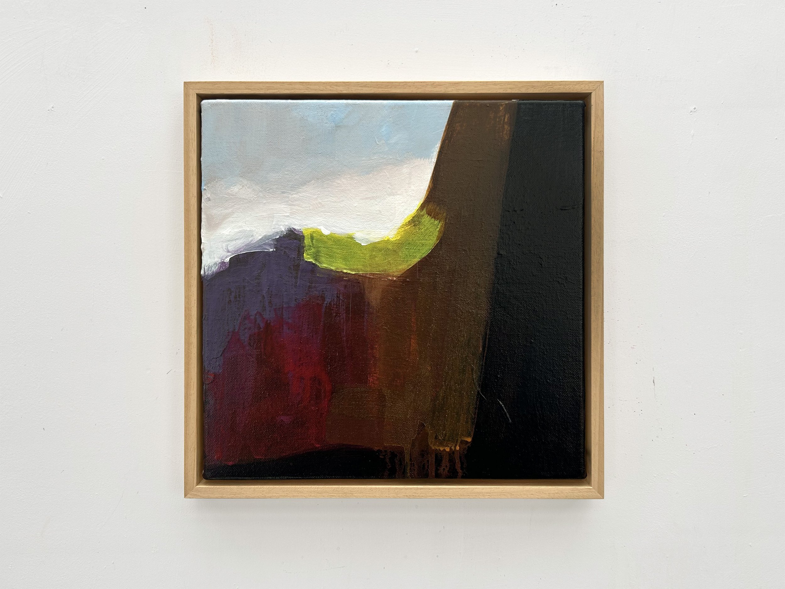 Rocks, acrylic on canvas, 30 x 30 cm, 2024