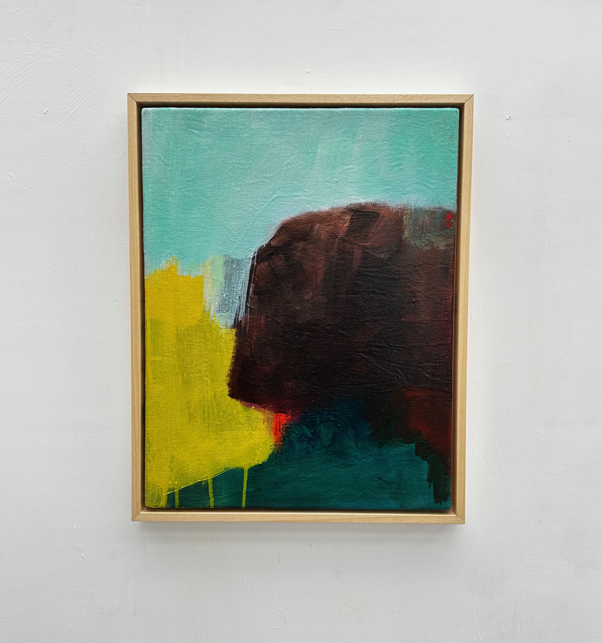 Uplands, acrylic on canvas, 45 x 35 cm, 2024