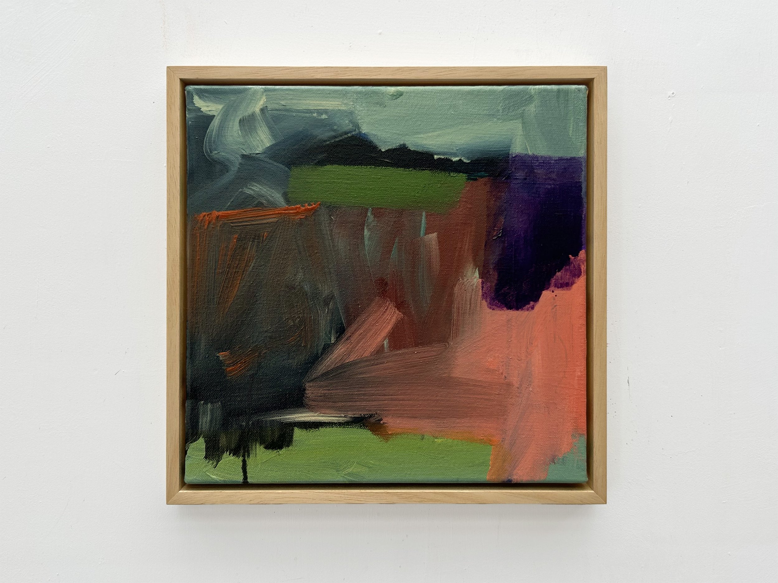 San Sebastián, acrylic on canvas, 30 x 30 cm, 2024
