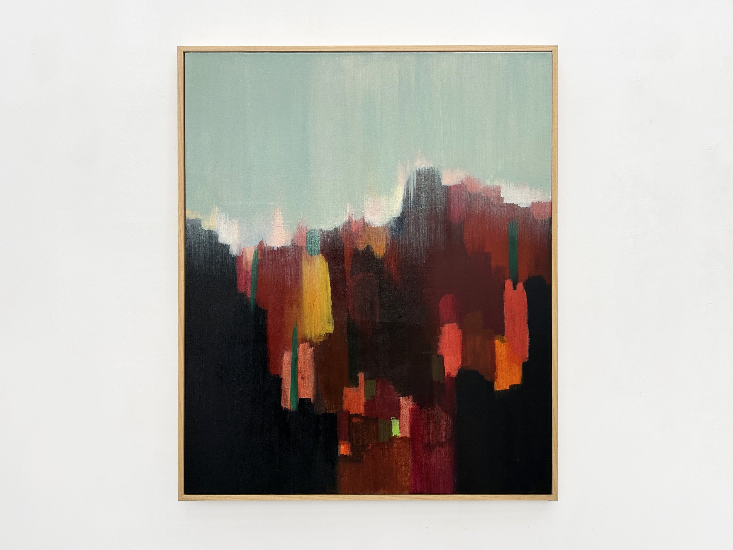 Road Trip, acrylic on canvas, 90 x 75 cm, 2024