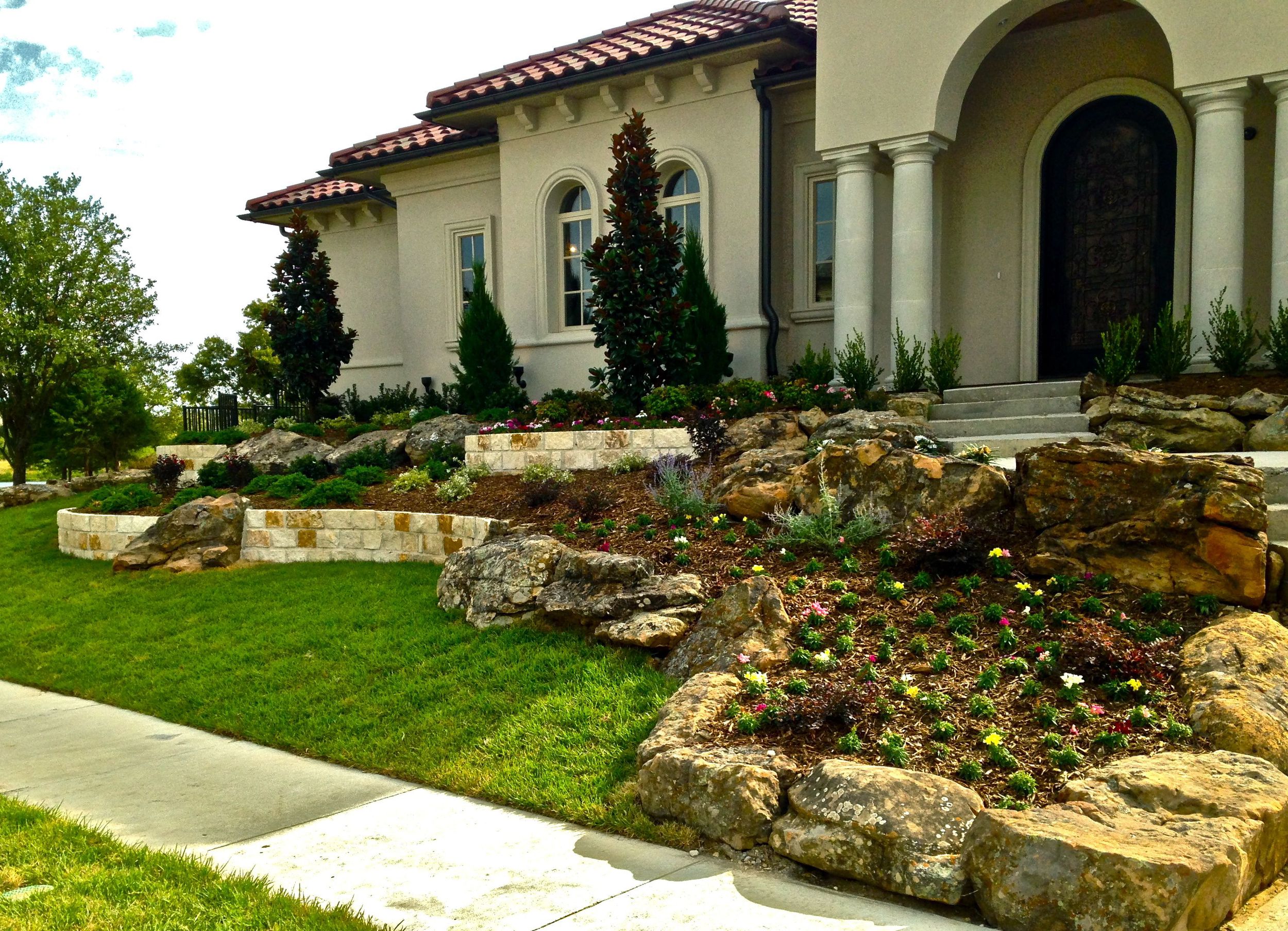 New construction Landscaping