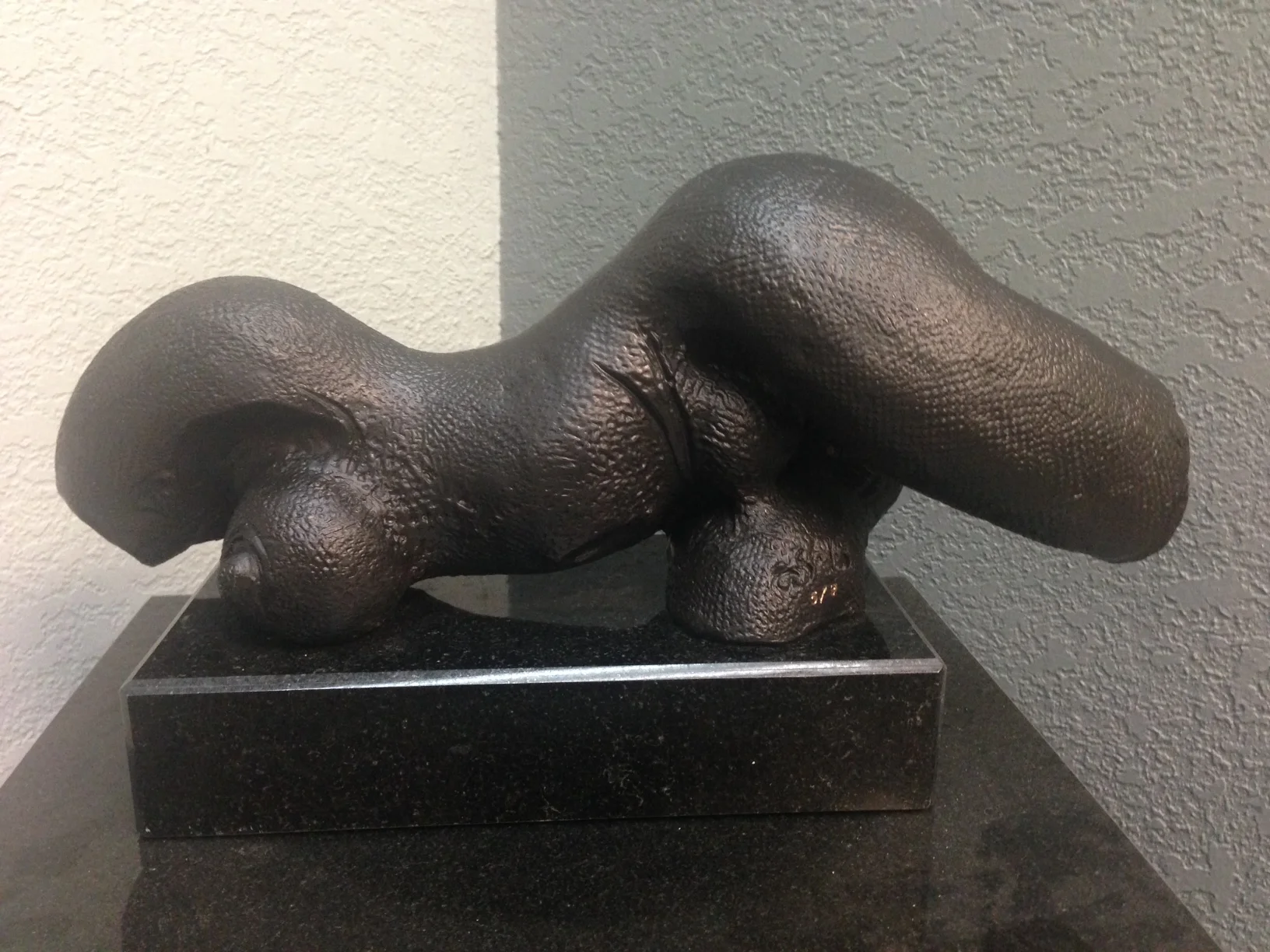 Reclining Nude, 14 x 8 X 5, Bronze