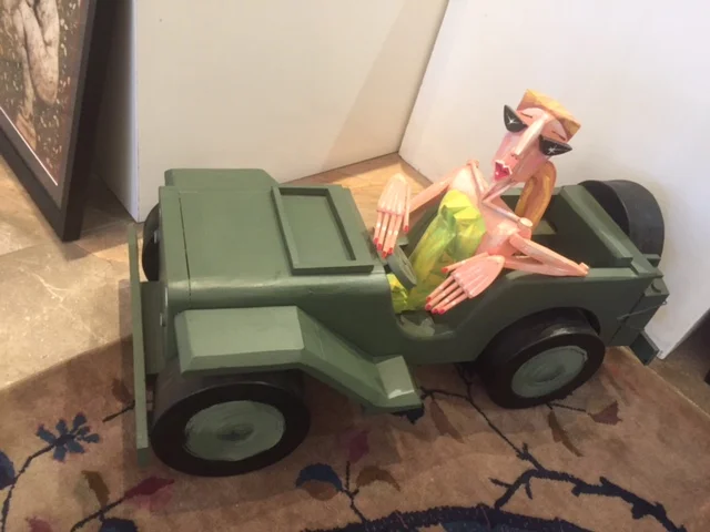 Jeepster, Wood & Enamel