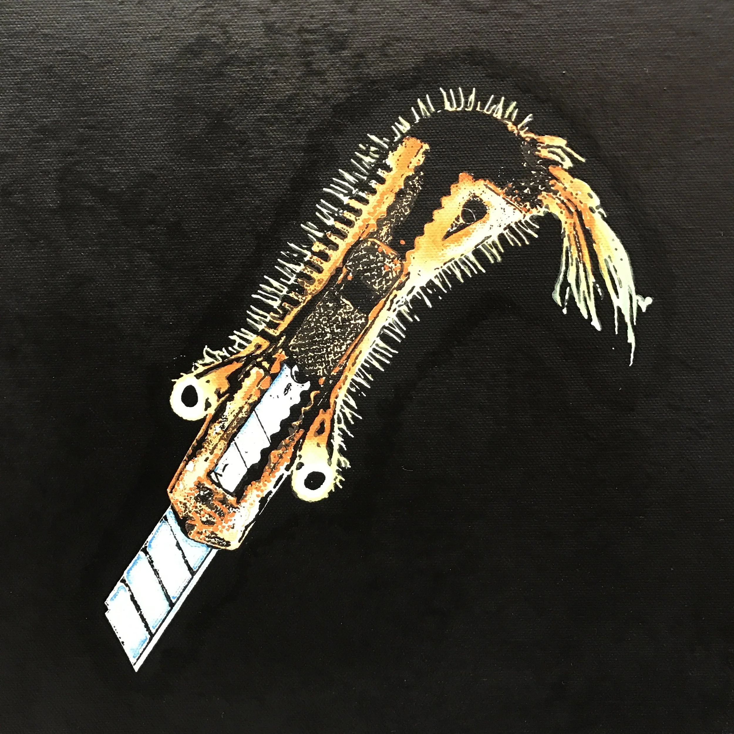 Reynerio Tamayo, Plankton Series, 12 X 12, Acrylic on Canvas 