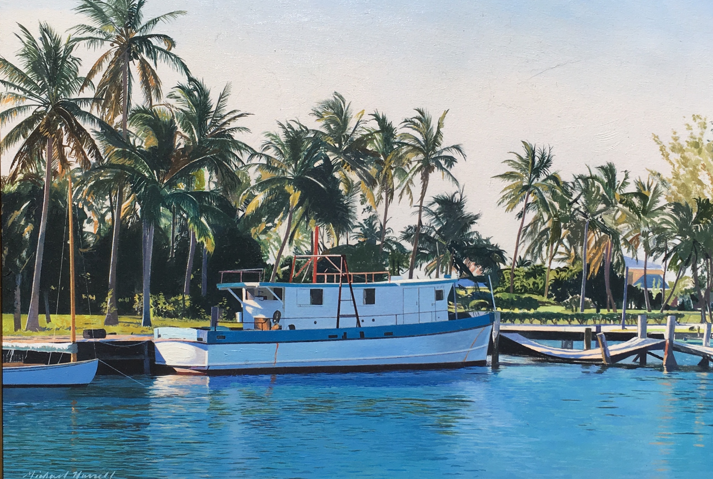 Island Light, 20 x 14 inches, Oil on Canvas At The Gallery On Greene
