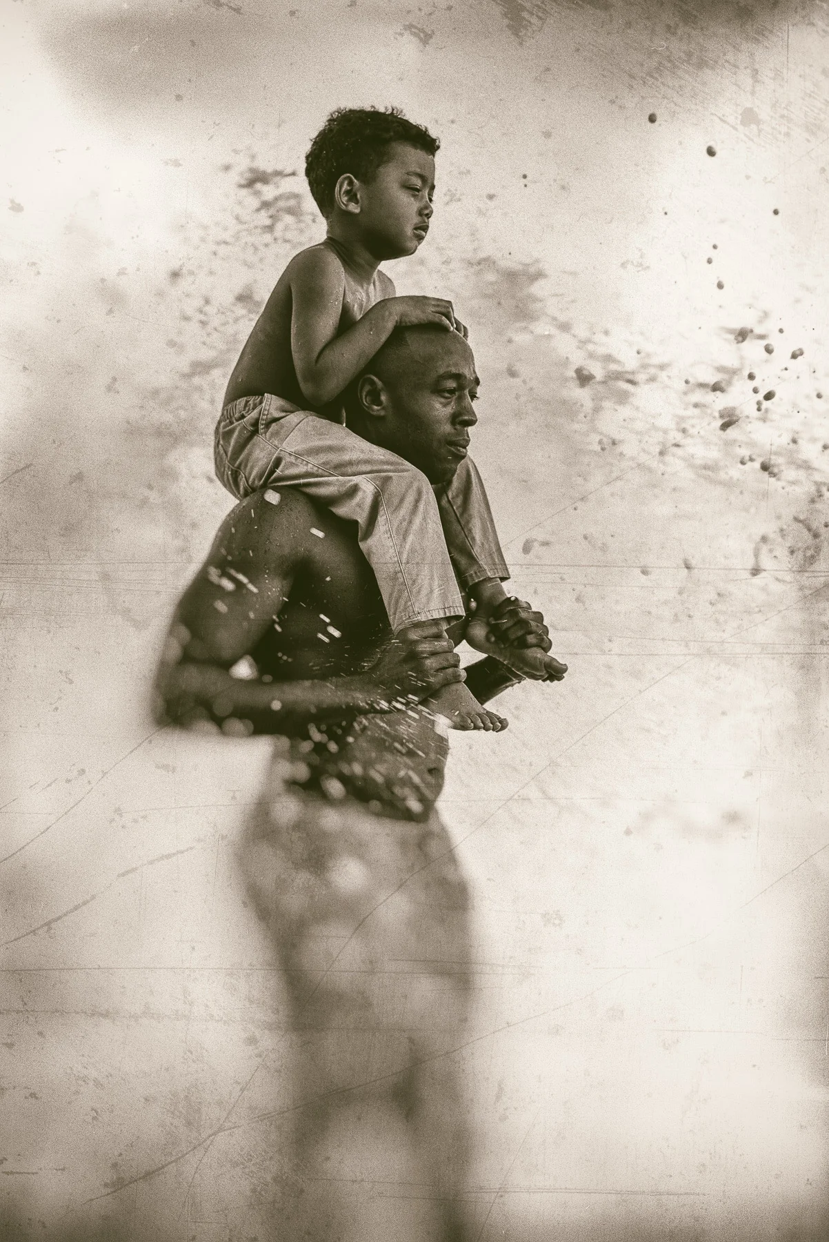 Saint Christopher, Aganyu Sola, 24 x 16, Archival Pigment On Paper, at the Gallery on Greene
