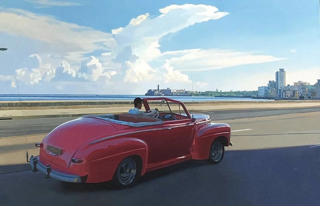 Michael Harrell's "Morning In Havana" 24 x 36, Oil On Canvas