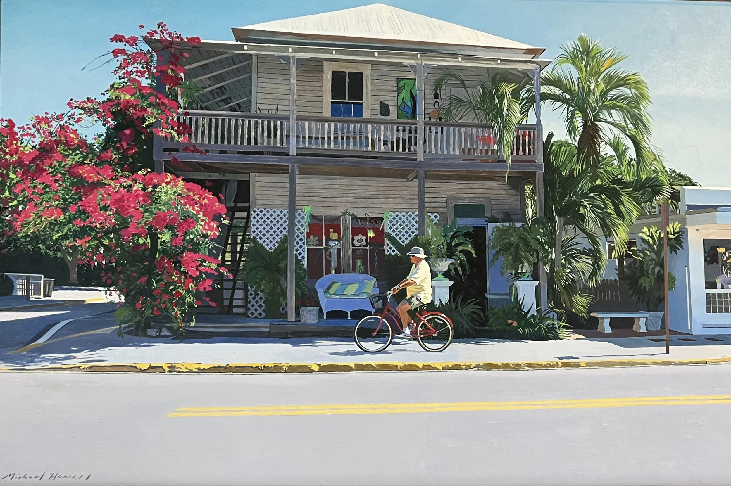 Michael Harrell's "Storefront", 20 x 30, Oil on Canvas 